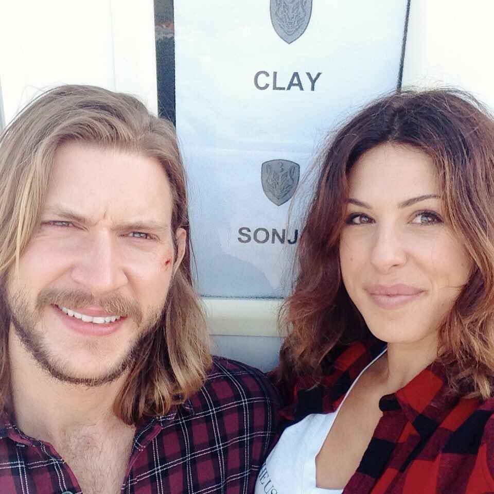 Image - Greyston Holt with his long-term girlfriend, Cristina Rosato. 