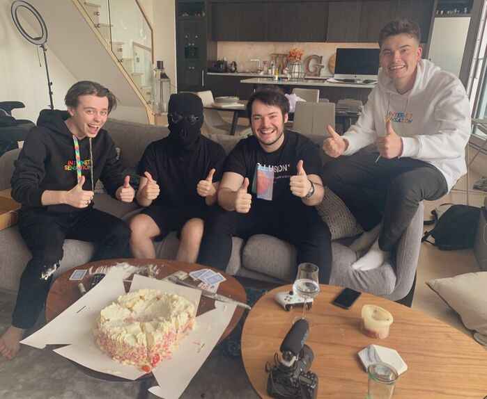 George Memeulous, along with other Eboys creators, including ImAllexx, WillNE, and James Marriott, his roommate.