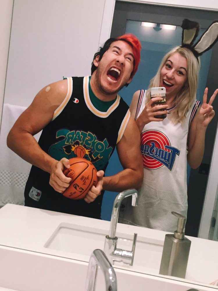 Markiplier and his girlfriend, Amy Nelson.