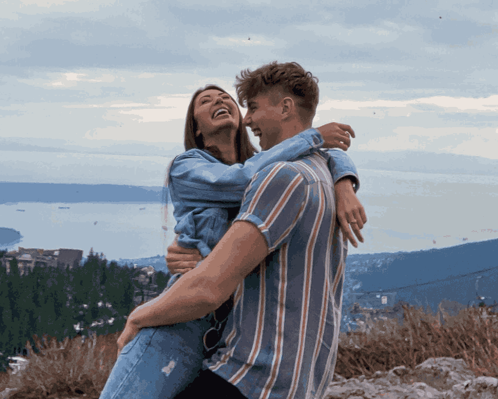 Image - Harry Jowsey with his ex-girlfriend, Francesca Farago, before their break up. 