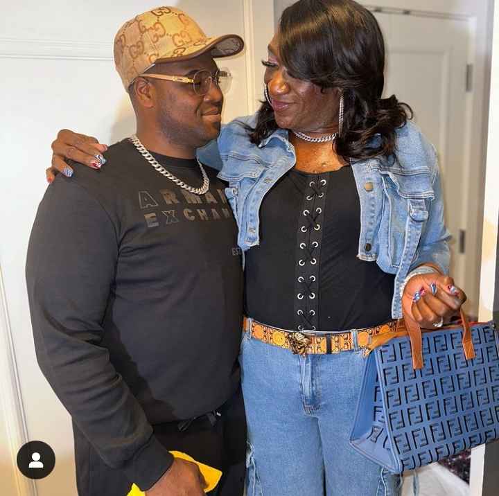 Image - Mrs Netta and her husband, Charles. (Source: Instagram) 