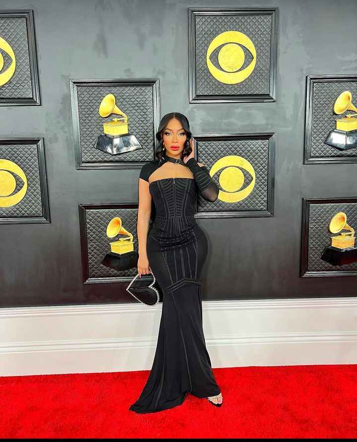 Image -Tommie Lee at the 2023 Grammy Awards Night. (Source: @tommie_ / Instagram). 