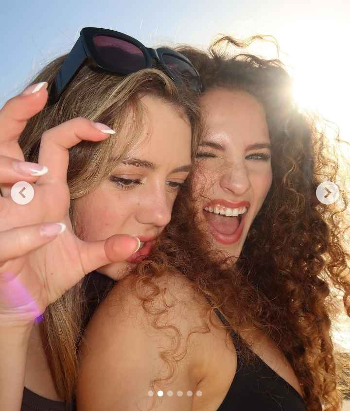 Image - Symonne Harrison with her foster sister, Sofie Dossi, on her 18th birthday. (Source: Sofie Dossi / Instagram). 