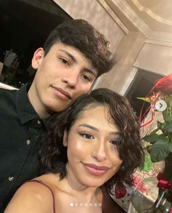 Image - Areana Lopez with her boyfriend, Manuel Magaña, on February 14, 2022, marking the 2022 Valentine's Day with a date night out in Rosarito, Mexico. (Source: @areanalopez / Instagram). 