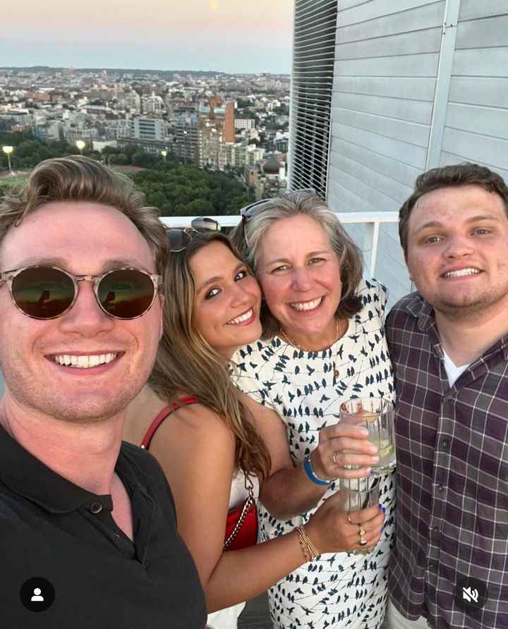 Image - Andrew Terraciano with his family — brother, Tony, sister, Molly, and mom, Joanie Terraciano, in 2024. (Source: @andrew.terraciano / Instagram). 