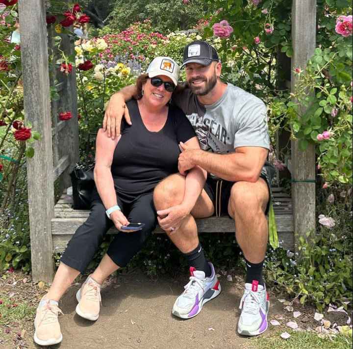 Image - Bradley Martyn with his mother, Diane Martyn, in 2023. (Source: @BradleyMartyn / Instagram). 