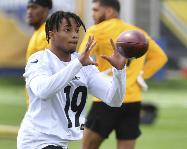 Image - Calvin Austin III on the pitch. 