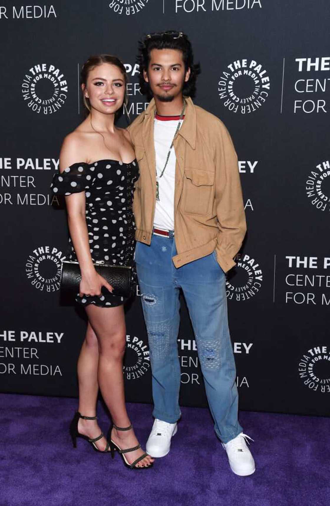 Image - Hannah Kepple in a red carpet photo with her boyfriend, Xolo Maridueña, before their break up. 