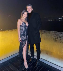 Image - Ruben Dias in a cute lil photo with his girlfriend, April Ivy, before their break up. 