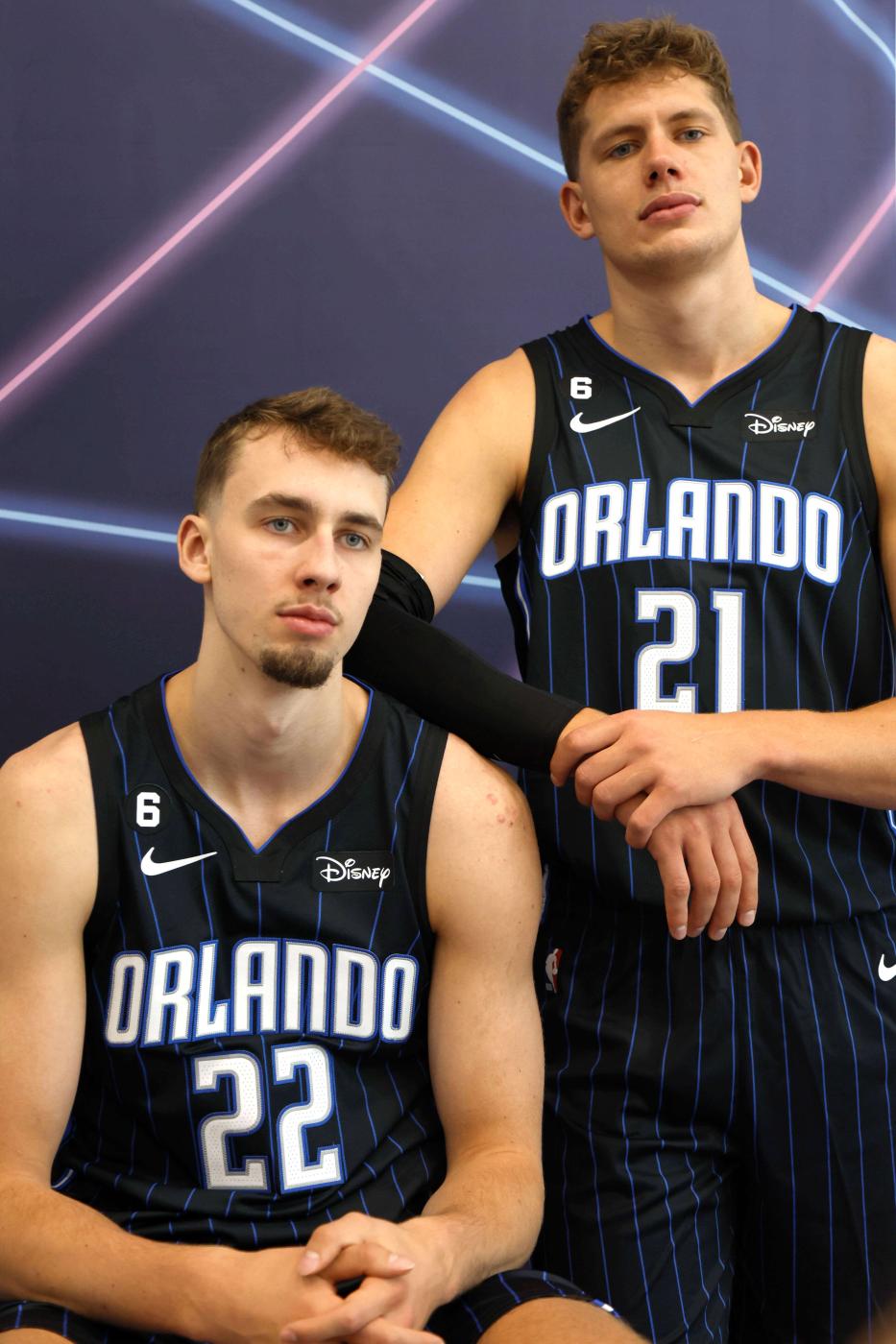 Image - Franz Wagner in a photo with his older brother, Moritz Wagner. 