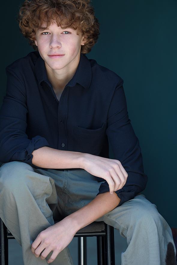 Image - Dylan Hoffman posing in one of his professional photoshoots.