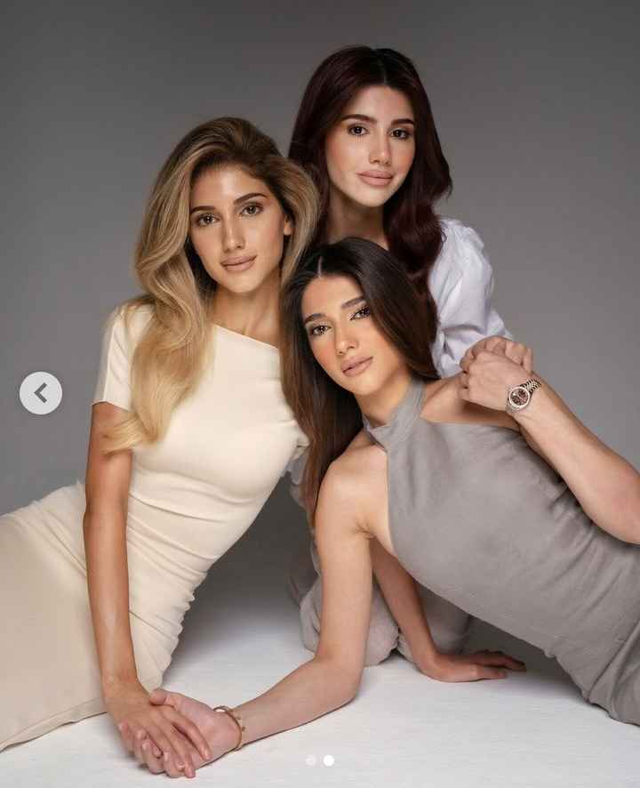 Image - Sherin’s Beauty in a cute family photo with her two sisters, Narin and Cedra. 