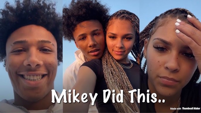 Image - Mikey Williams in a cute lil photo with his girlfriend, Jada Williams, before their break up. 