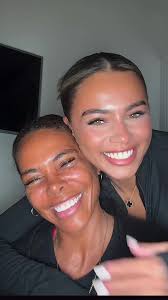 Image - Tennessee Thresher in a cute lil photo with her mother, who's of Black (Guyanese) descent. 