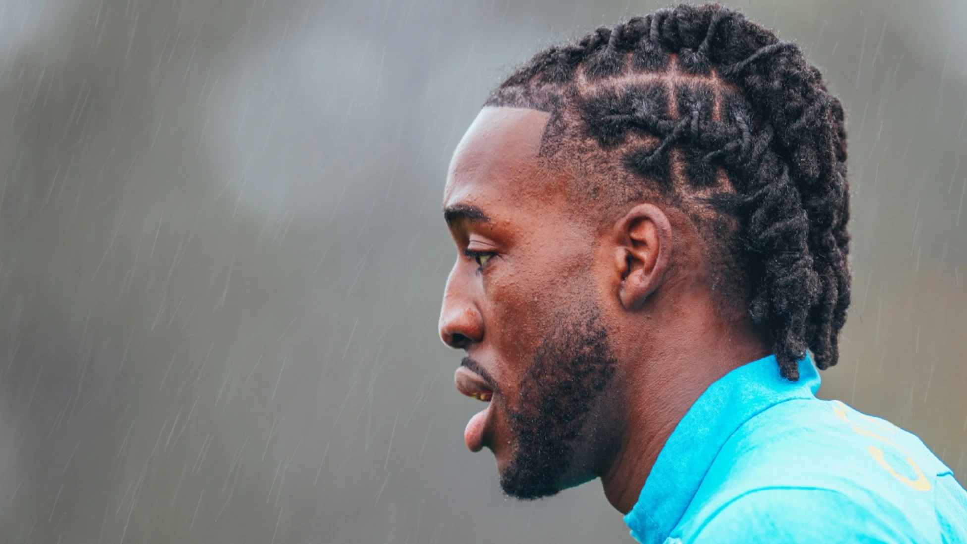 Image - FREEZE FRAME: Josh Wilson-Esbrand is captured in profile. (Source: Man City). 